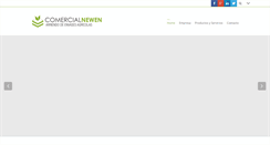 Desktop Screenshot of comercialnewen.cl